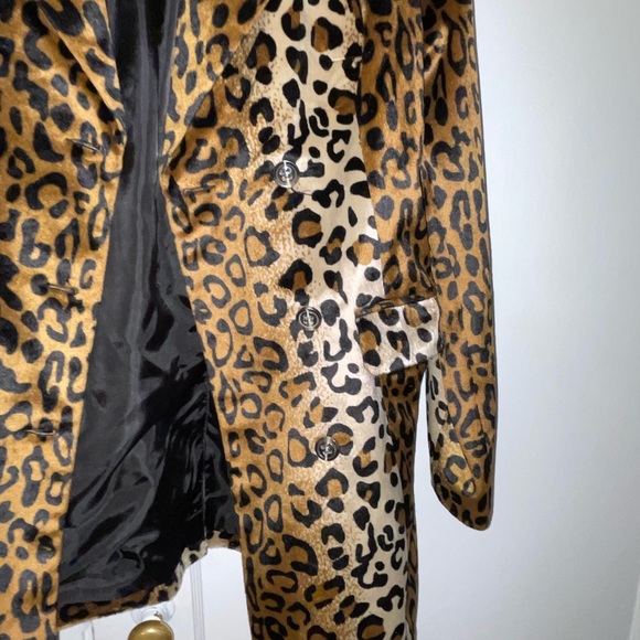 NWT Leopard print animal print jacket M Y2K Retro Core Austin Powers Funky Disco - Picture 4 of 11